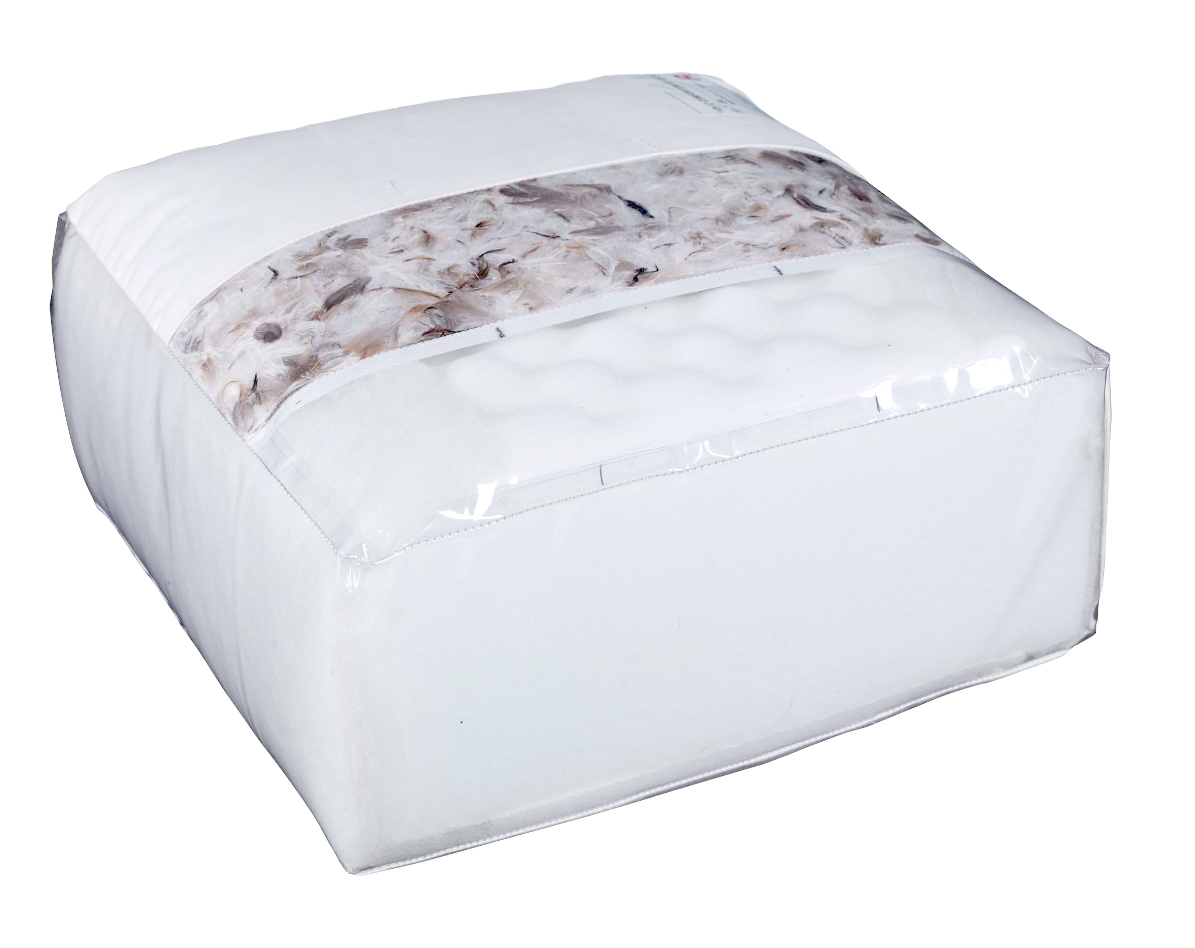 Comfort Down seat cushion cutaway
