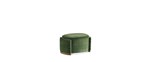 F1284 Emerald (6/C). Std 20x12 Pillow: F1284 Emerald (6/C). Optional Upholstered Buttons. Wood Species: Quartersawn Oak. 9060 Sand. Distress: None. Sheen: Low.