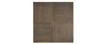 Top. Top: Oak with Checker Board Veneer. Base: Quartersawn Oak. 8050 Hatteras. Distress: None. Sheen: Low.