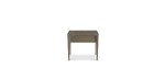 Case: Maple. Legs: Quartersawn Oak. Case: Maple. Legs: Quartersawn Oak. Case: Benjamin Moore Iron Gate 1545. Distress: None. Sheen: High. Legs: 8050 Hatteras, No Wire Brush. Sheen: Low.