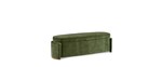 F5259-Jade (7/C). Bias Welt. Std Upholstered Buttons. Wood Species: Quartersawn Oak. Exterior: 9065 Cerused Sand, No Wire Brush. Sheen: Low. Interior: Benjamin Moore Martha Vineyard 630. Distress: None. Sheen: Low.