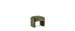 F5258-Green (31/I). Bias Welt. Std Upholstered Buttons. Wood Species: Quartersawn Oak. 8050 Hatteras, No Wire Brush. Sheen: Low.