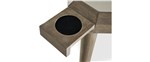 Inset Top: F1545-Silver (11/D). Wood Species: Quartersawn Oak. 8050 Hatteras, No Wire Brush. Sheen: Low.