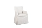 Dario Skirted Dining Arm Chair