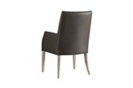 Shown in leather L2224-PEWTER and finish 6070 Mojave with heavy wire brush distressing with low sheen.