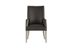 Shown in leather L2224-PEWTER and finish 6070 Mojave with heavy wire brush distressing with low sheen.