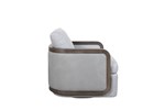 Shown in F1367-Grey fabric and L2224-Steele leather; Maple wood species, 5185 Greige finish.