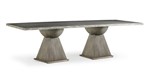 Elio Double Pedestal Dining Table