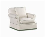 Daisy Swivel Chair with Tailored Skirt