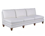 Magnolia Sofa Version 1 shown in fabric F1360-Ivory with cw F1384-Blue.