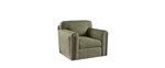 F1392-Grass (6/C). Bias Welt. Opt Saddle Stitching on Cushions Only. Wood Species: Quartersawn Oak. 8050 Hatteras, No Wire Brush. Sheen: Low.